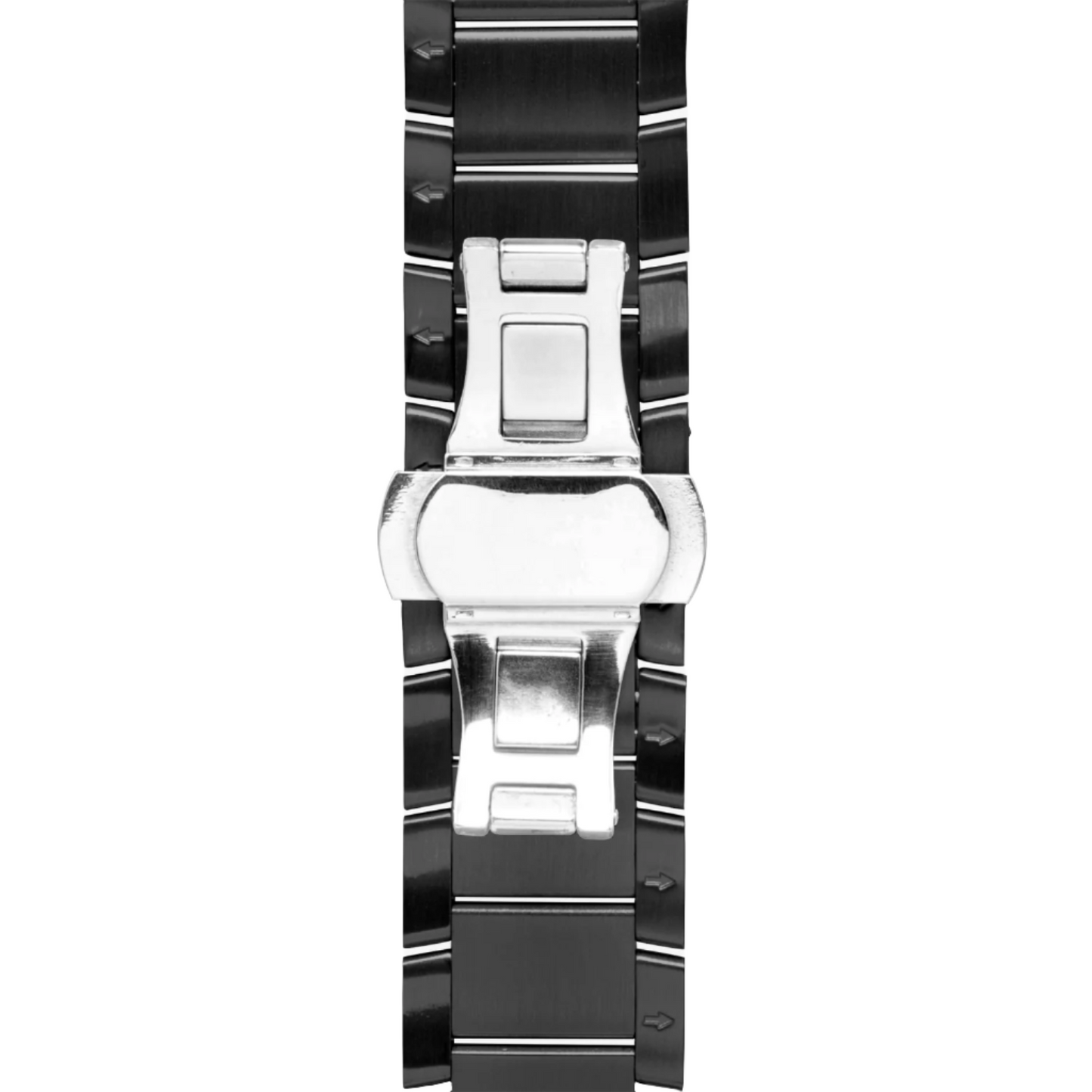 Men's Classic Black Stainless Steel Watch