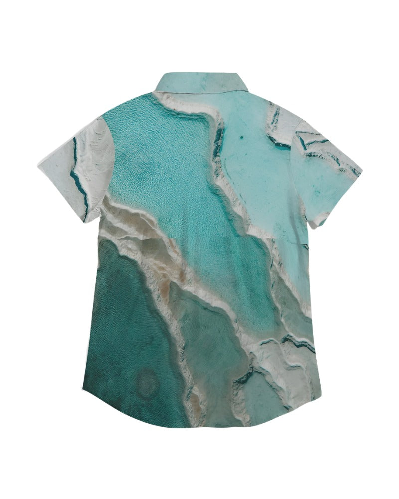 Women's Glacial Short Sleeve Button Up