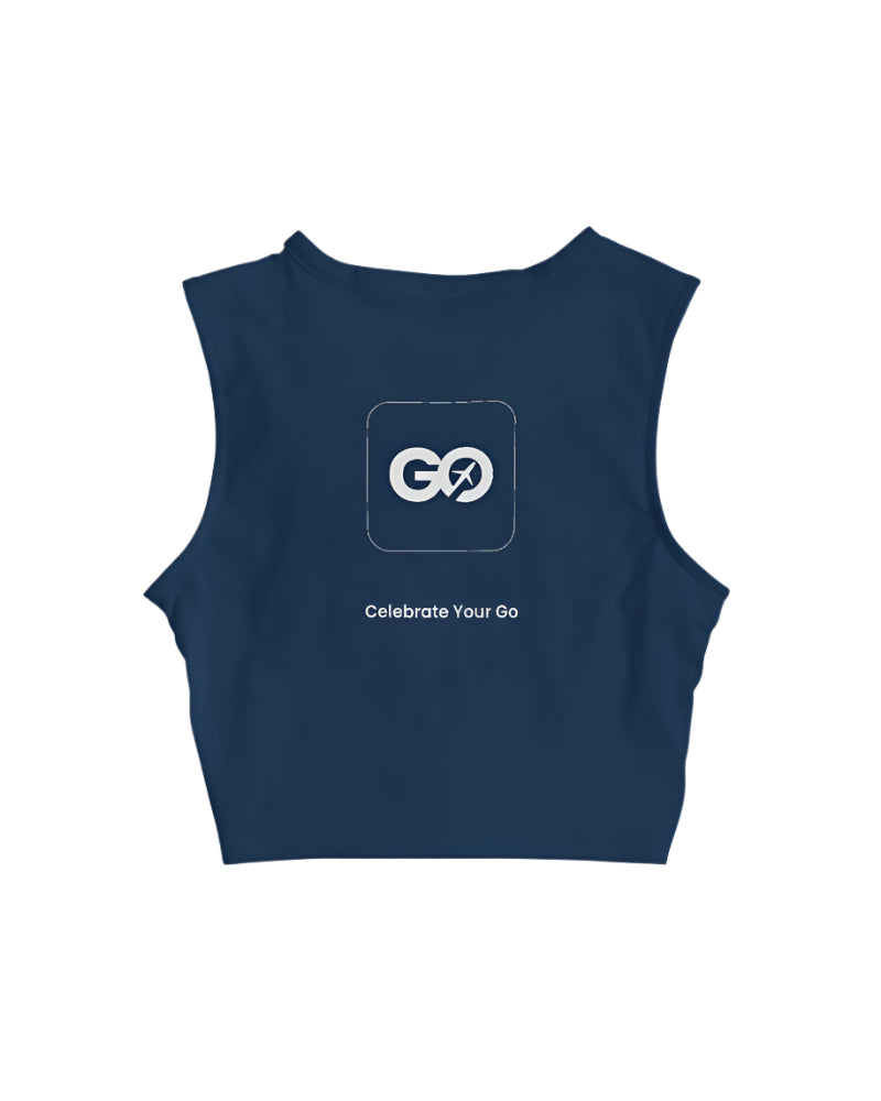 Women's Miami Blue Twist-Front Tank