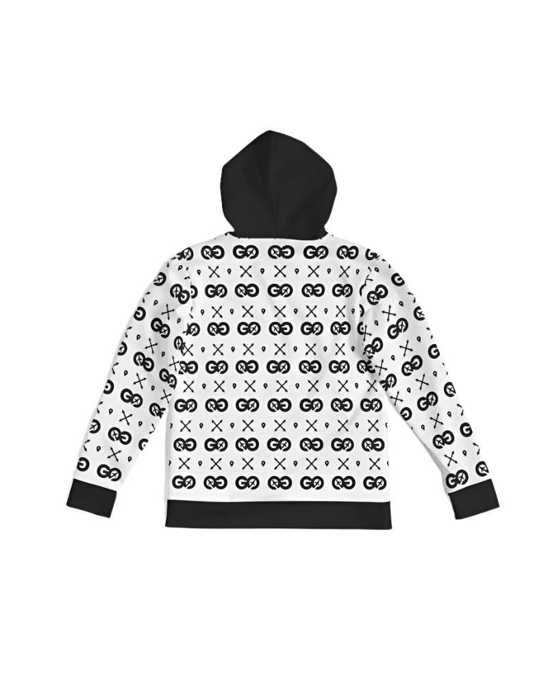 Men's White-Black Signature Series Hoodie