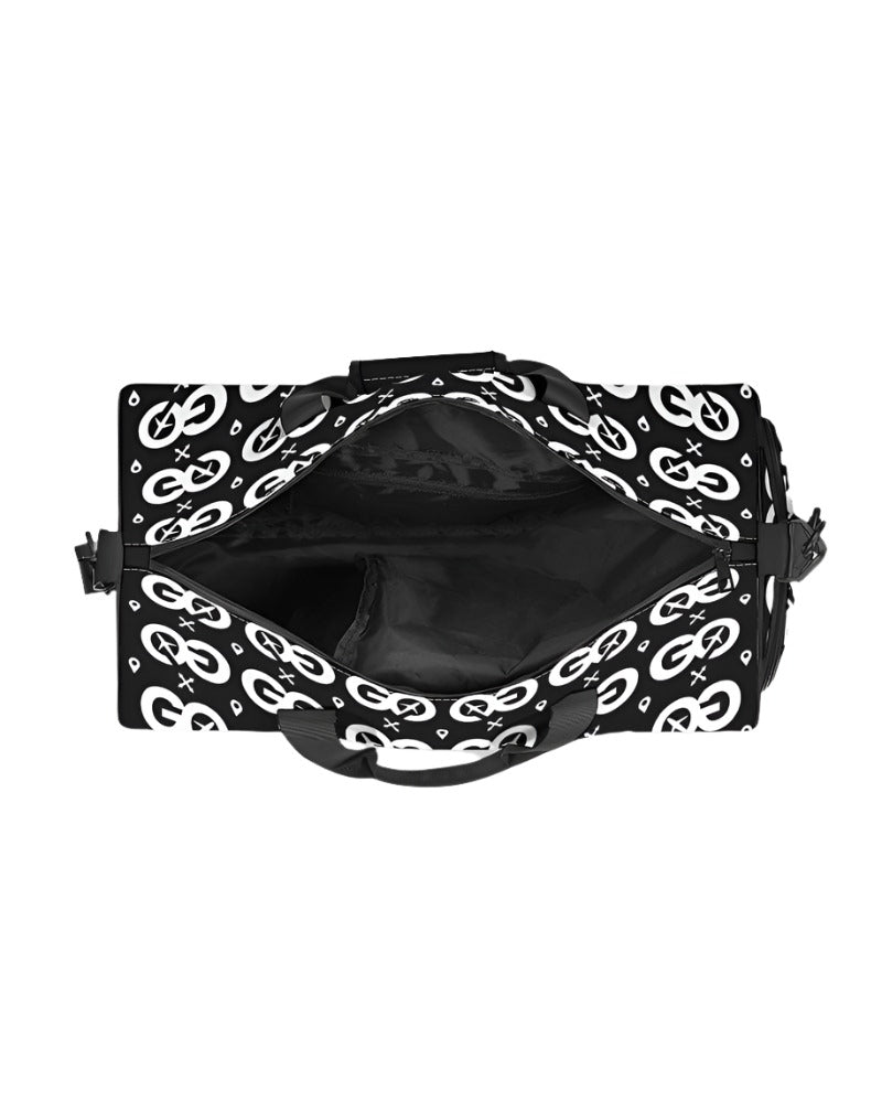 Weekender Black Canvas Duffle Bag
