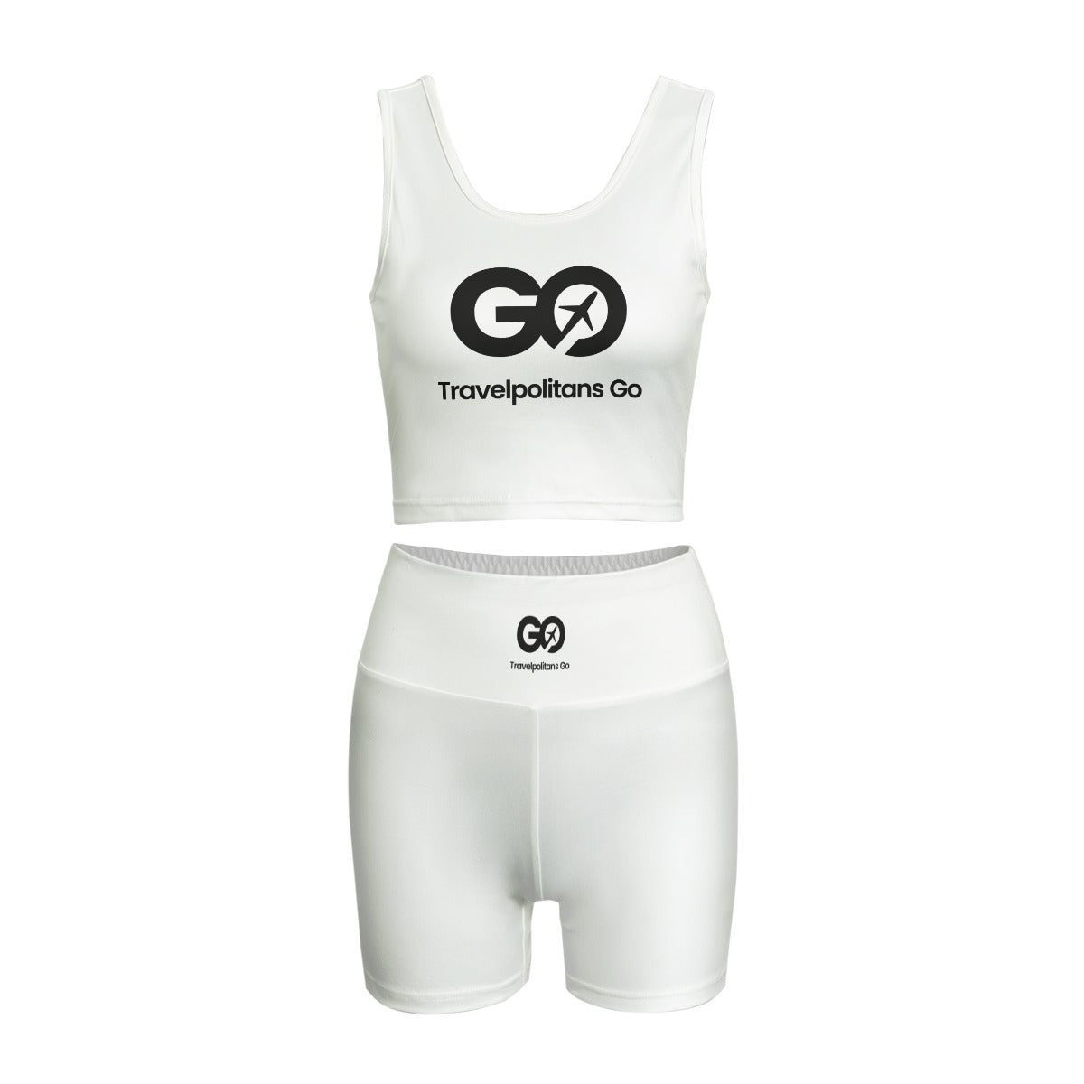 Women's White Ebb & Flow Yoga Set