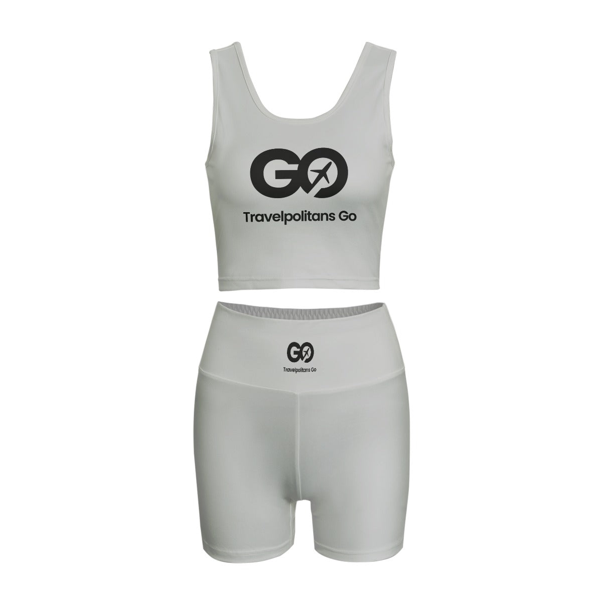 Women's Gray Ebb & Flow Yoga Set