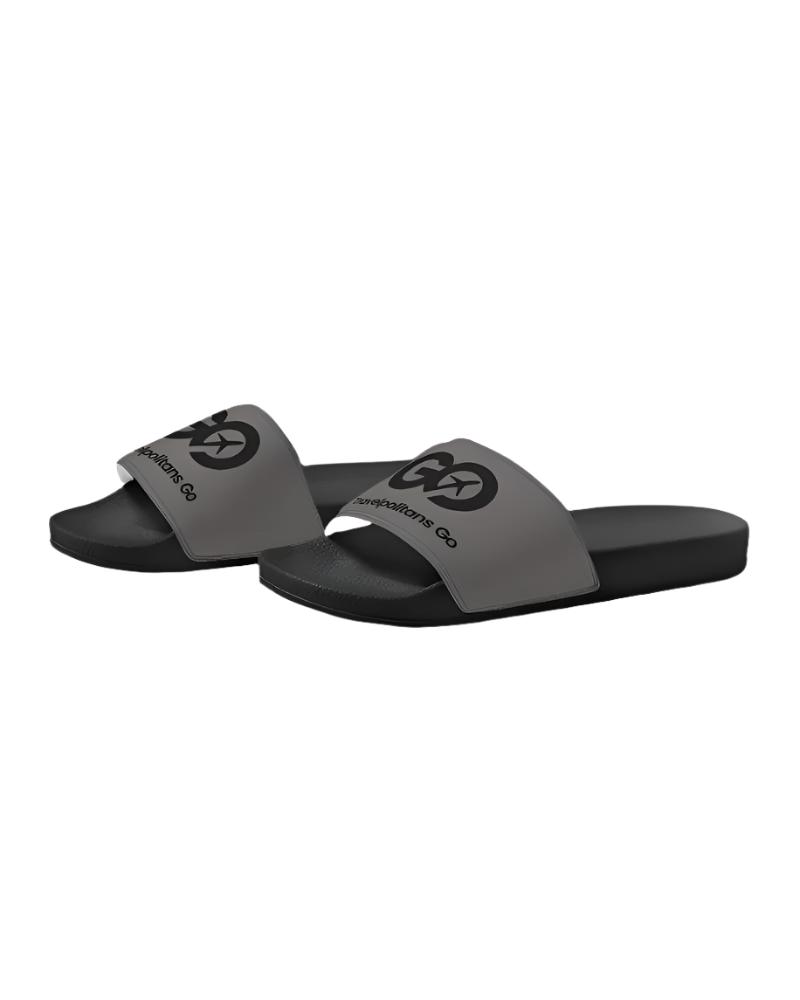 Men's Dark Gull Gray Slide Sandals