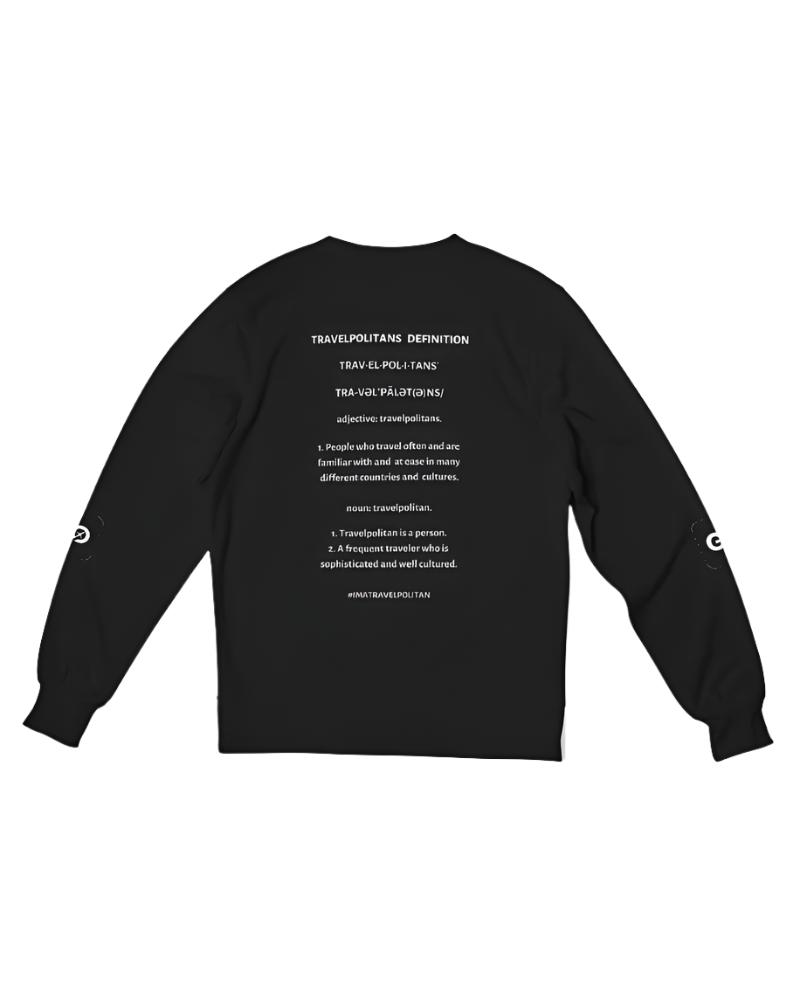 Men's Black Crewneck Pullover