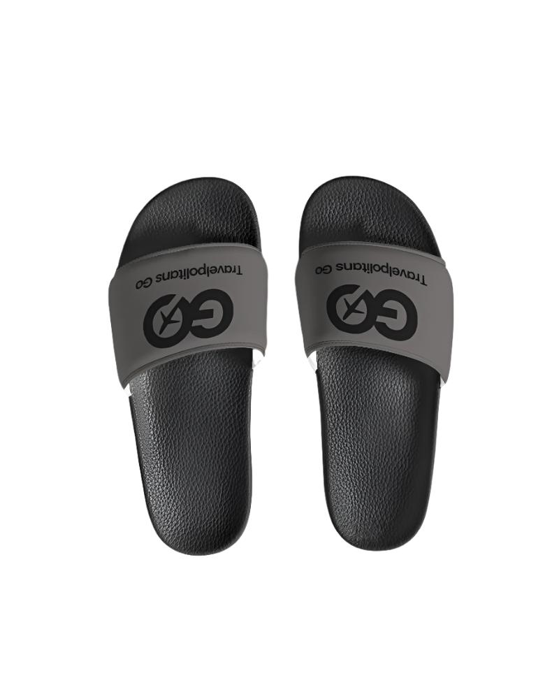 Men's Dark Gull Gray Slide Sandals