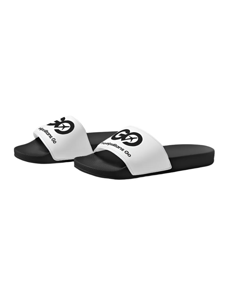 Men's White Slide Sandal - BL