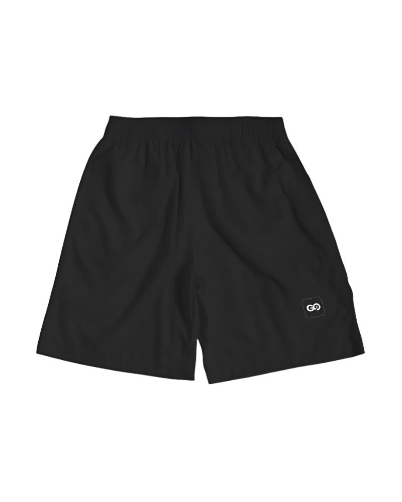 Men's Black Jogger Shorts