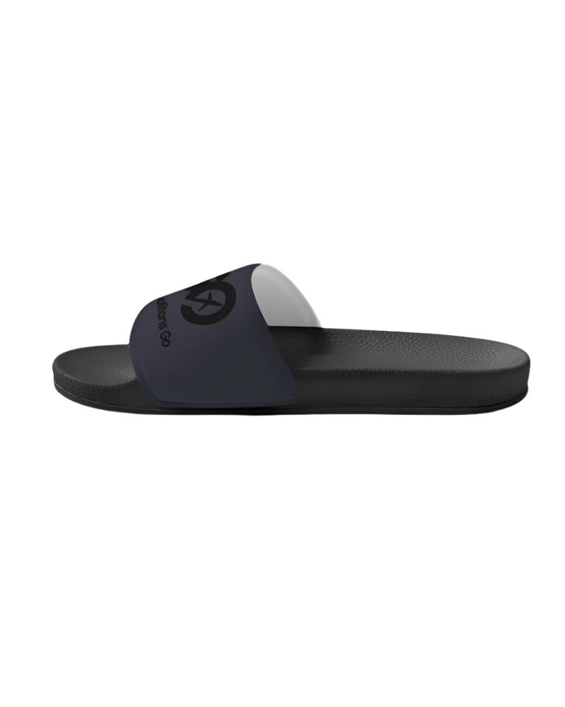 Men's Baritone Blue Slide Sandals - BL