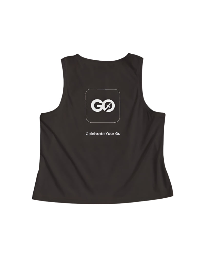 Women's Cropped Espresso Tank