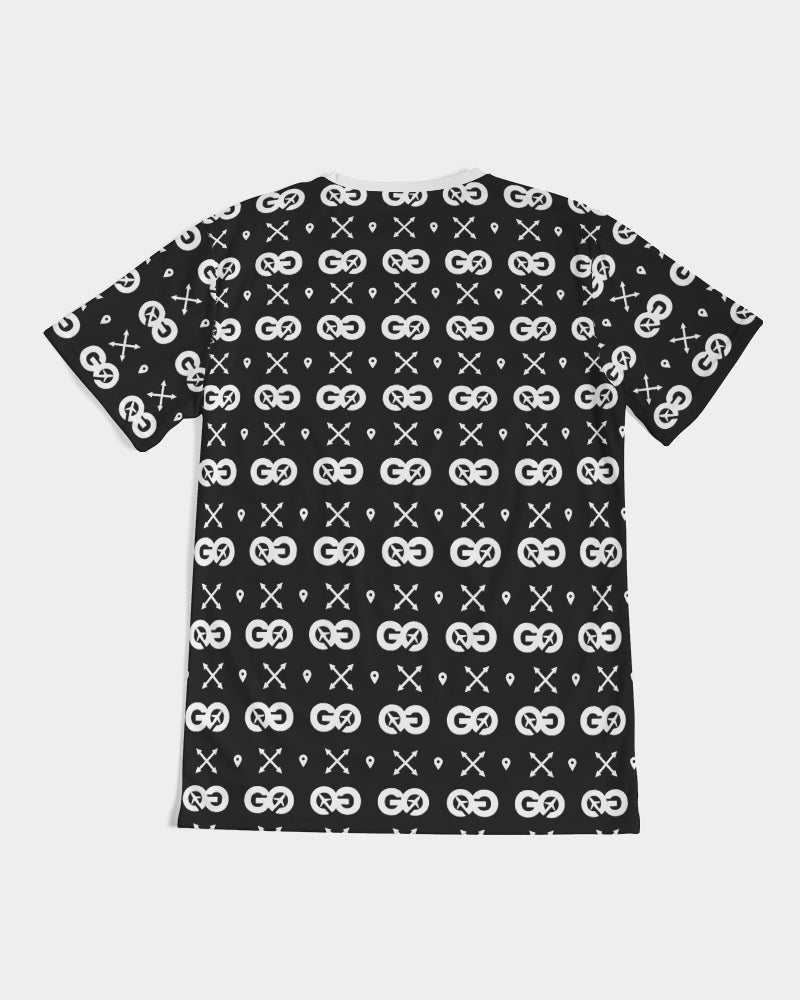 Men's Black SS Print Tee