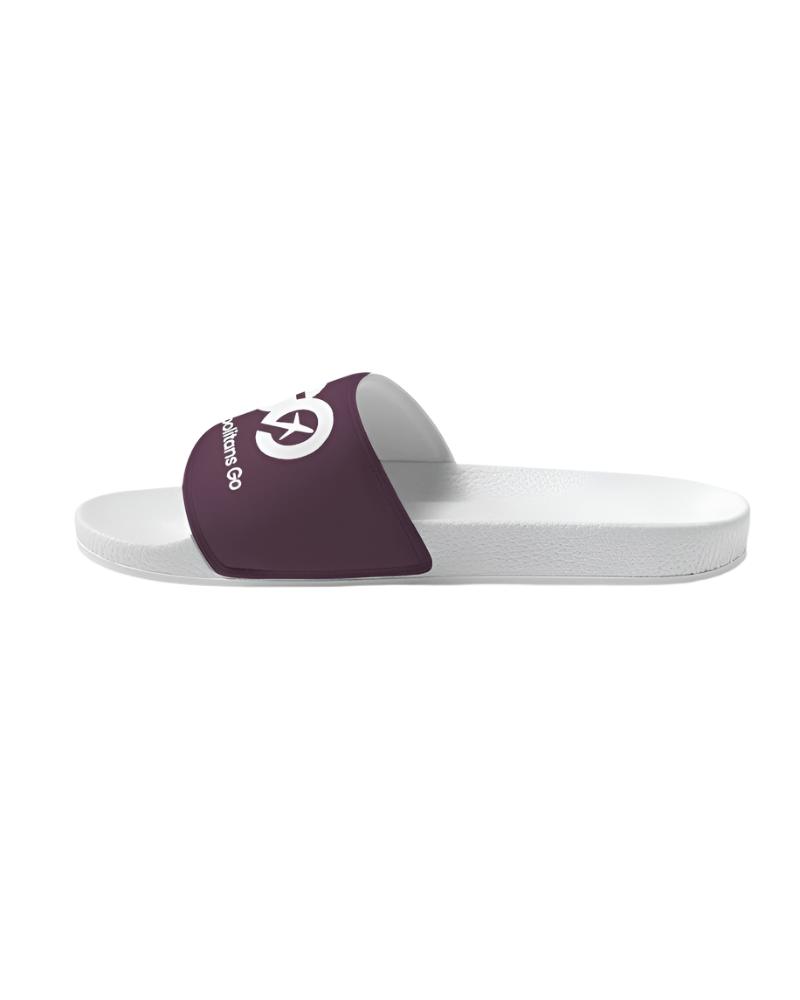 Men's Italian Plum Slide Sandals