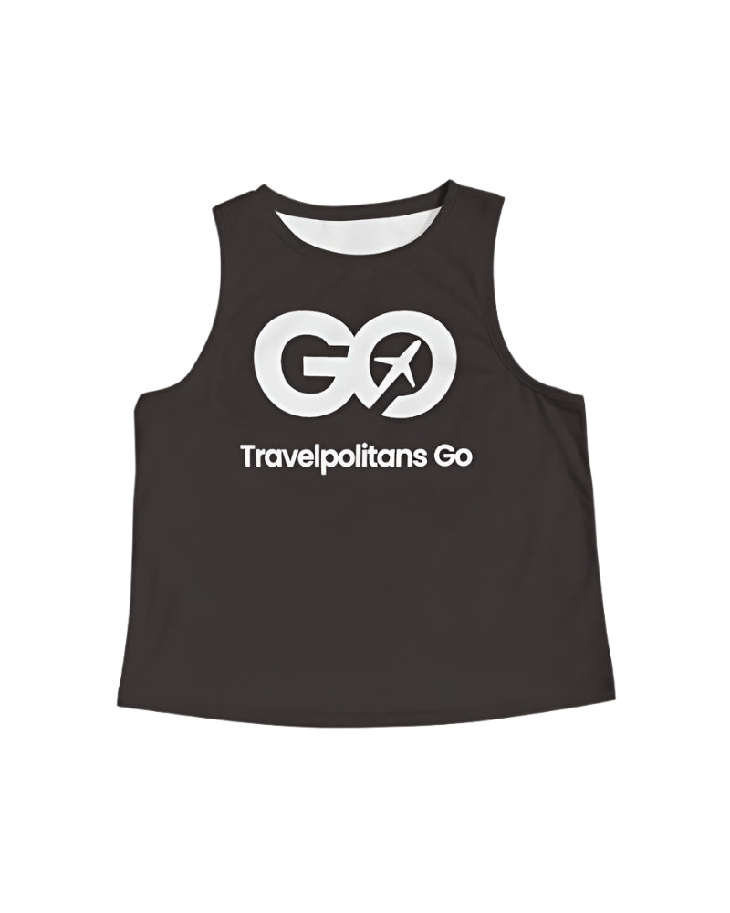 Women's Cropped Espresso Tank