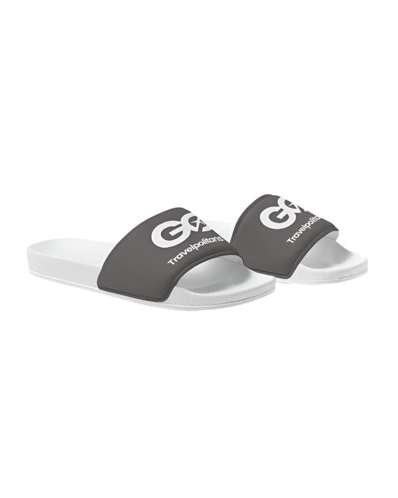 Men's Dark Gull Gray Slide Sandals - WL