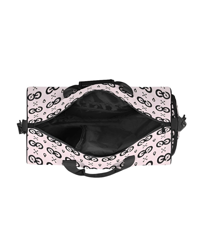Pink Weekender Canvas Duffel Bag