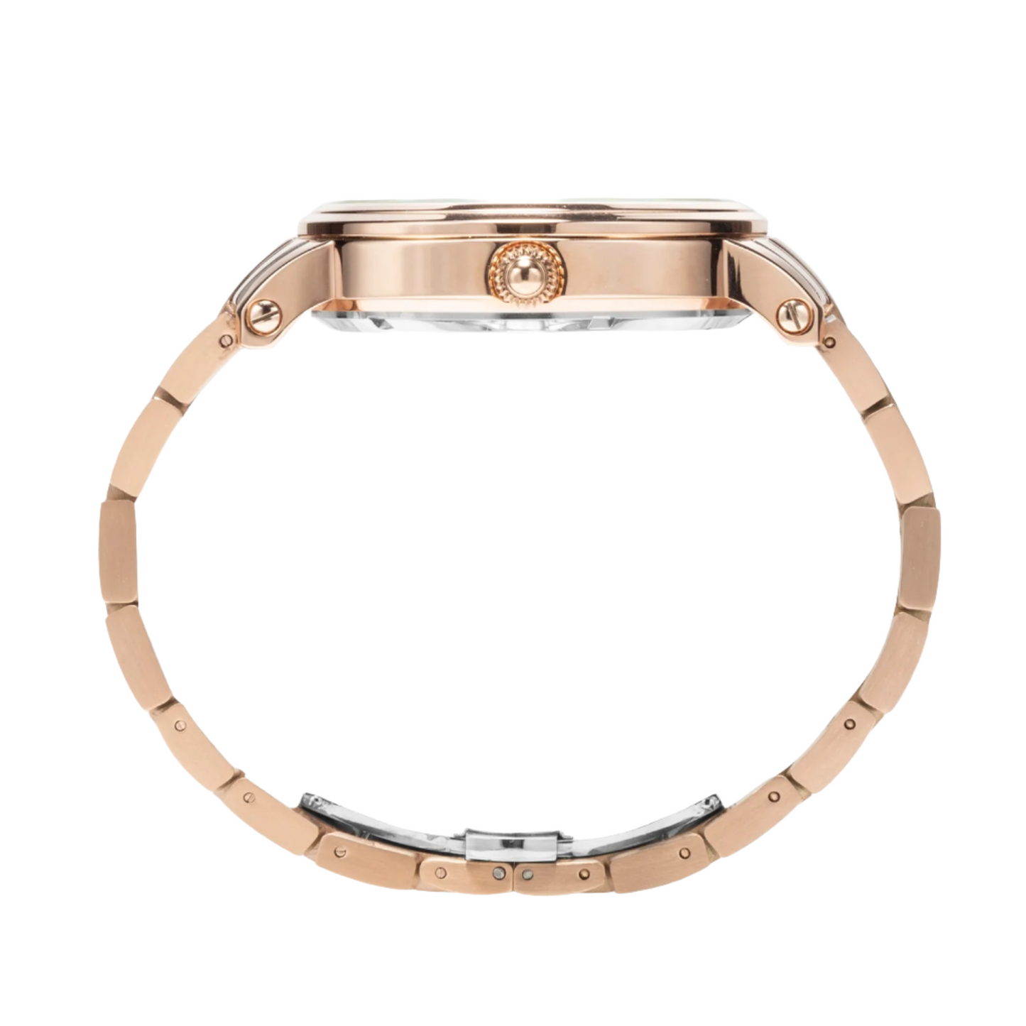 Iridescent Shimmer Rose Gold Watch