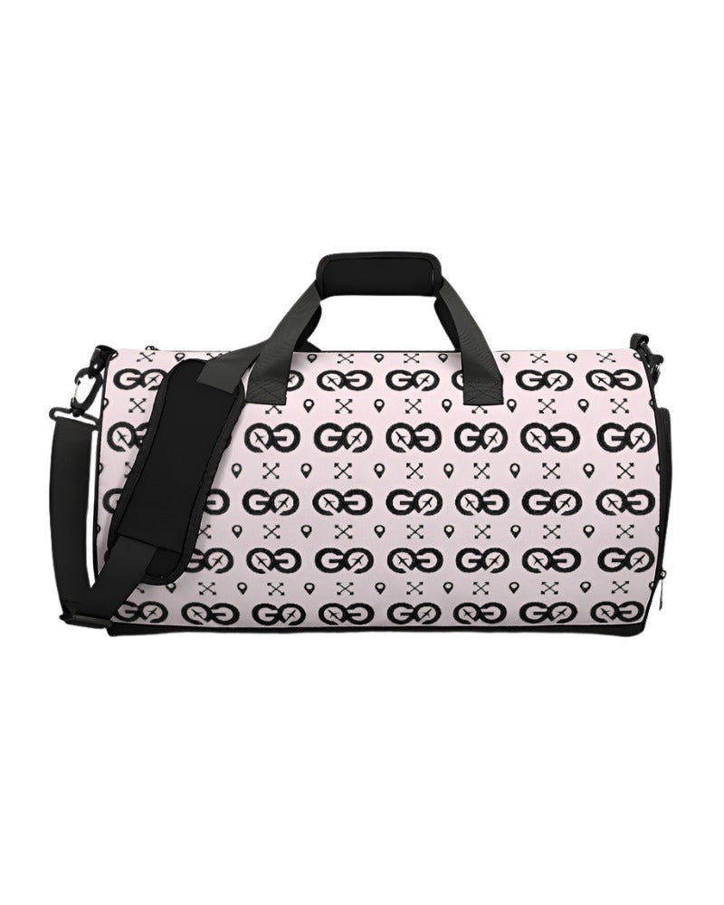 Pink Weekender Canvas Duffel Bag