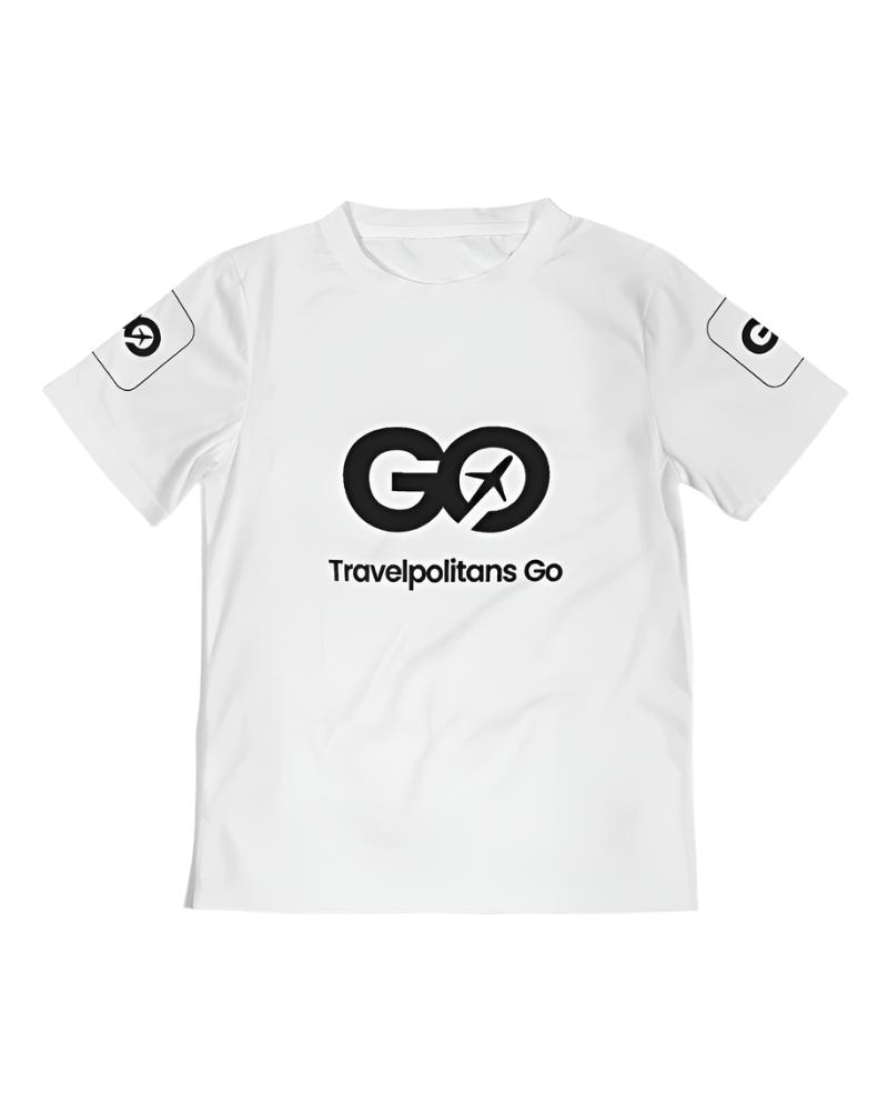 Kids White Ethos Short Sleeve Tee Shirt