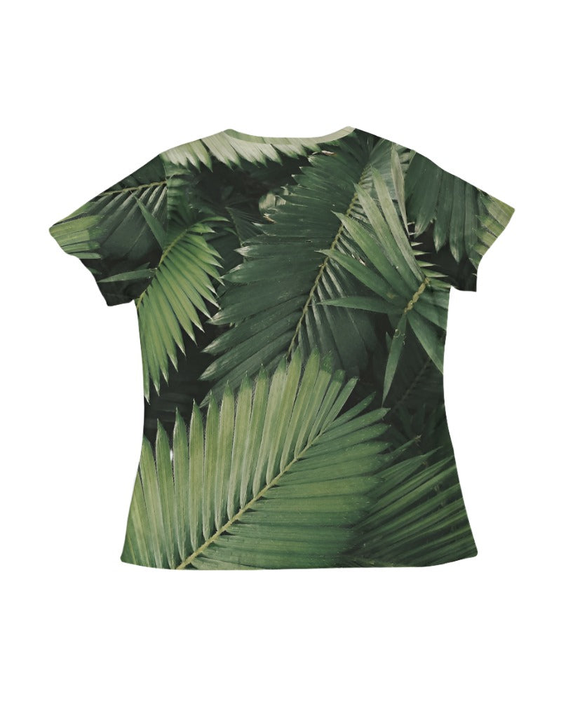 Women's Green Tropics Tee