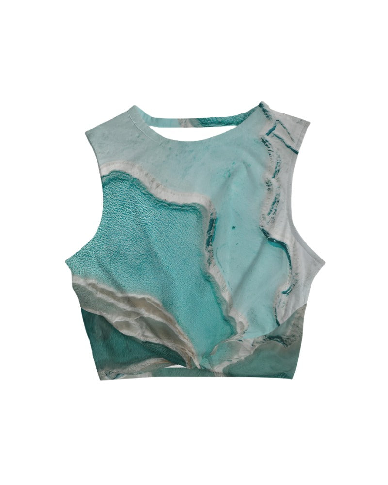 Women's Glacial Twist-Front Tank
