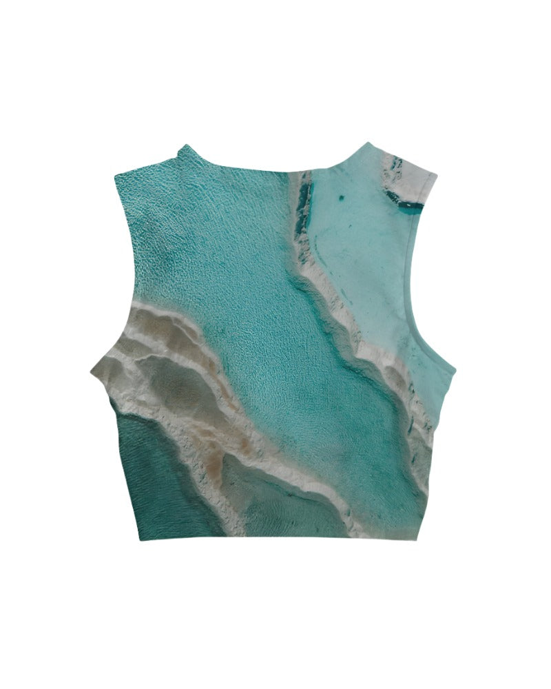 Women's Glacial Twist-Front Tank