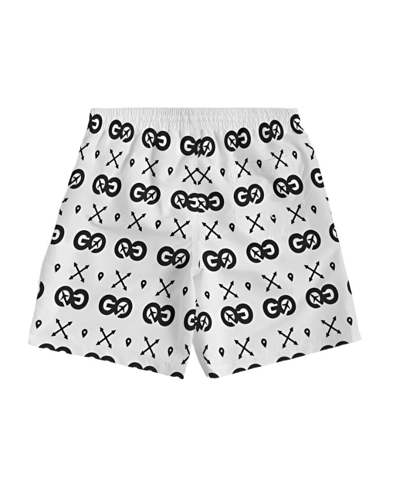 Men's White Signature Series Swim Trunk