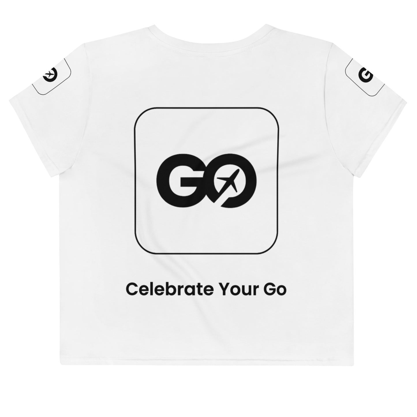 Women's White Crop T-Shirt