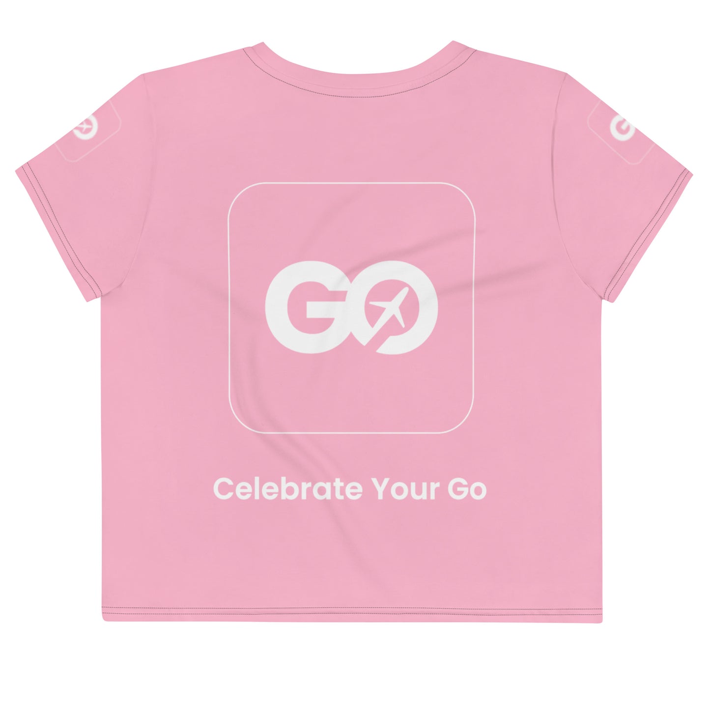 Women's Pink Crop Tee