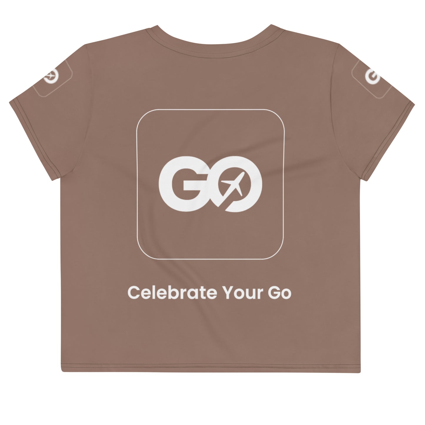 Women's Raw Umber Crop Tee