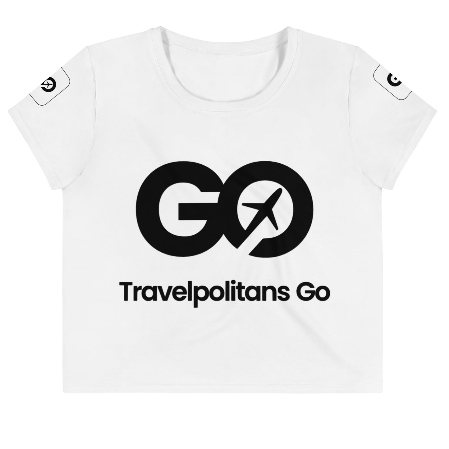 Women's White Crop T-Shirt
