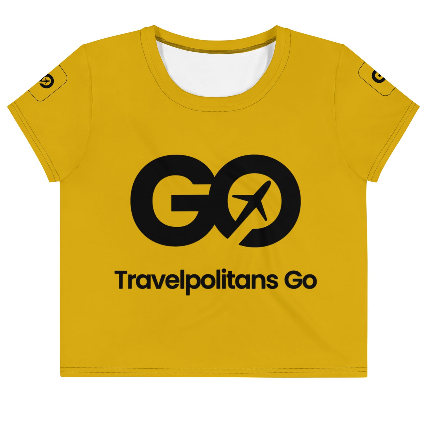 Women's Spicy Mustard Crop Tee