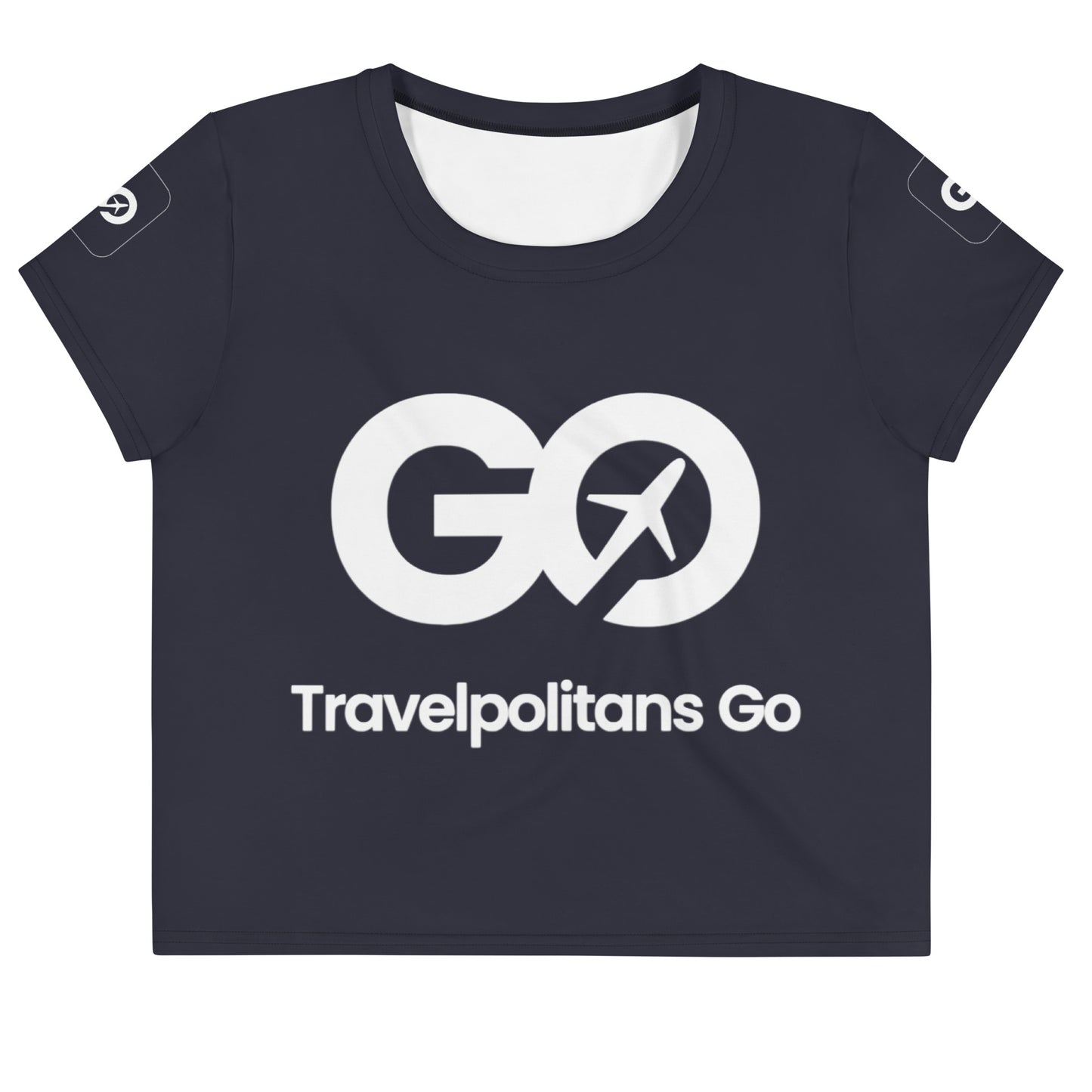 Women's Baritone Blue Crop Tee