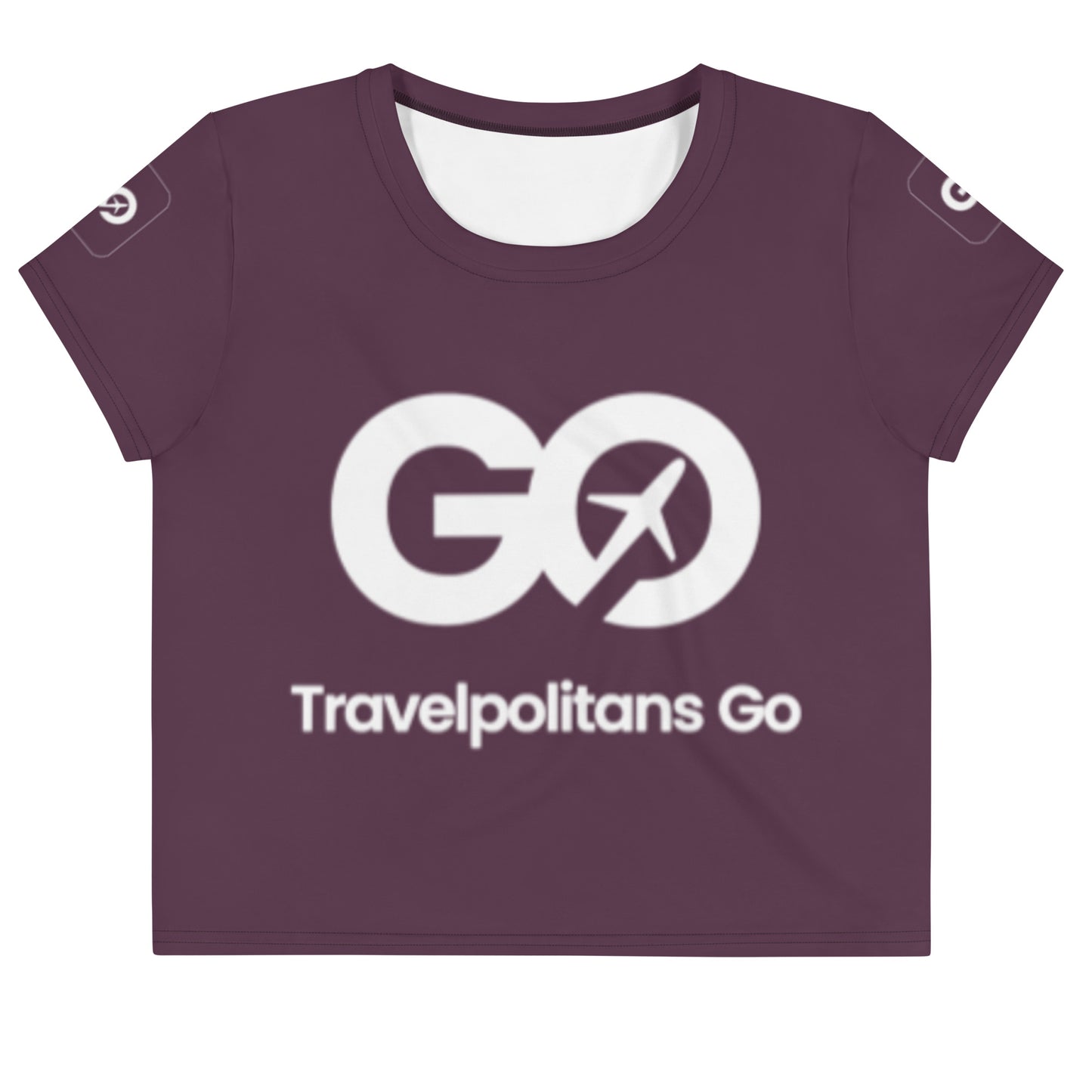 Women's Italian Plum Crop Tee