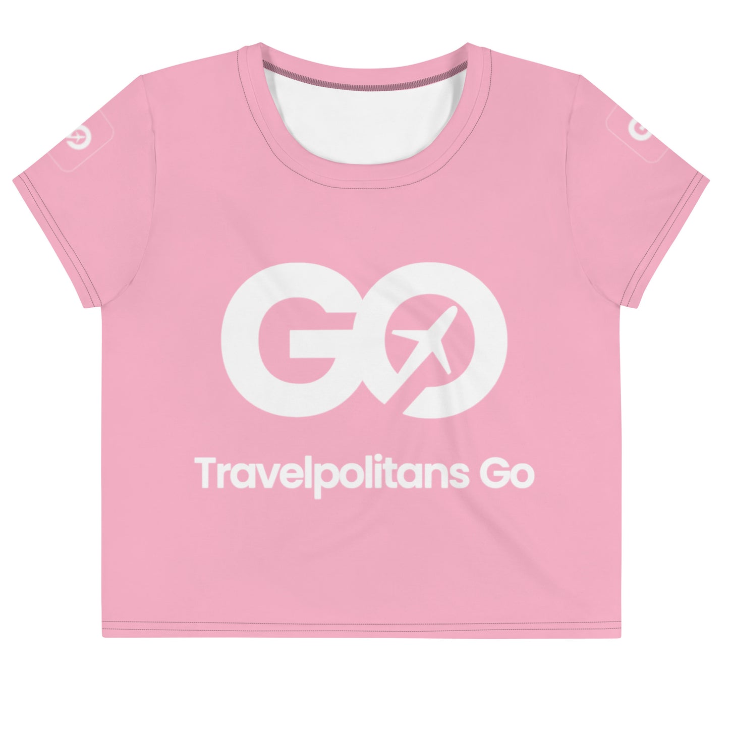 Women's Pink Crop Tee