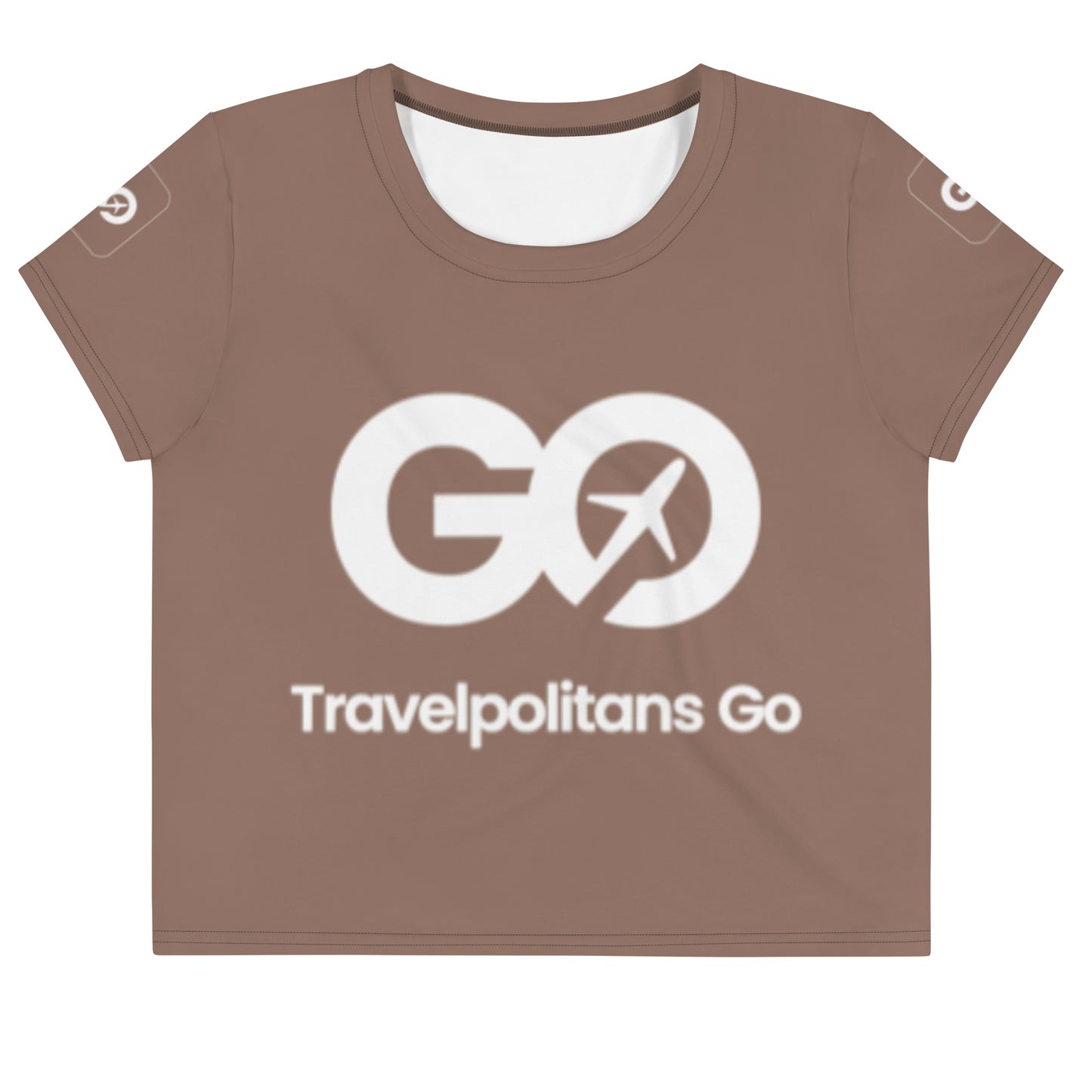 Women's Raw Umber Crop Tee