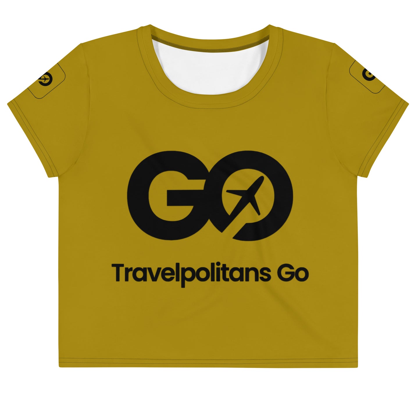 Women's Golden Palm Crop Tee