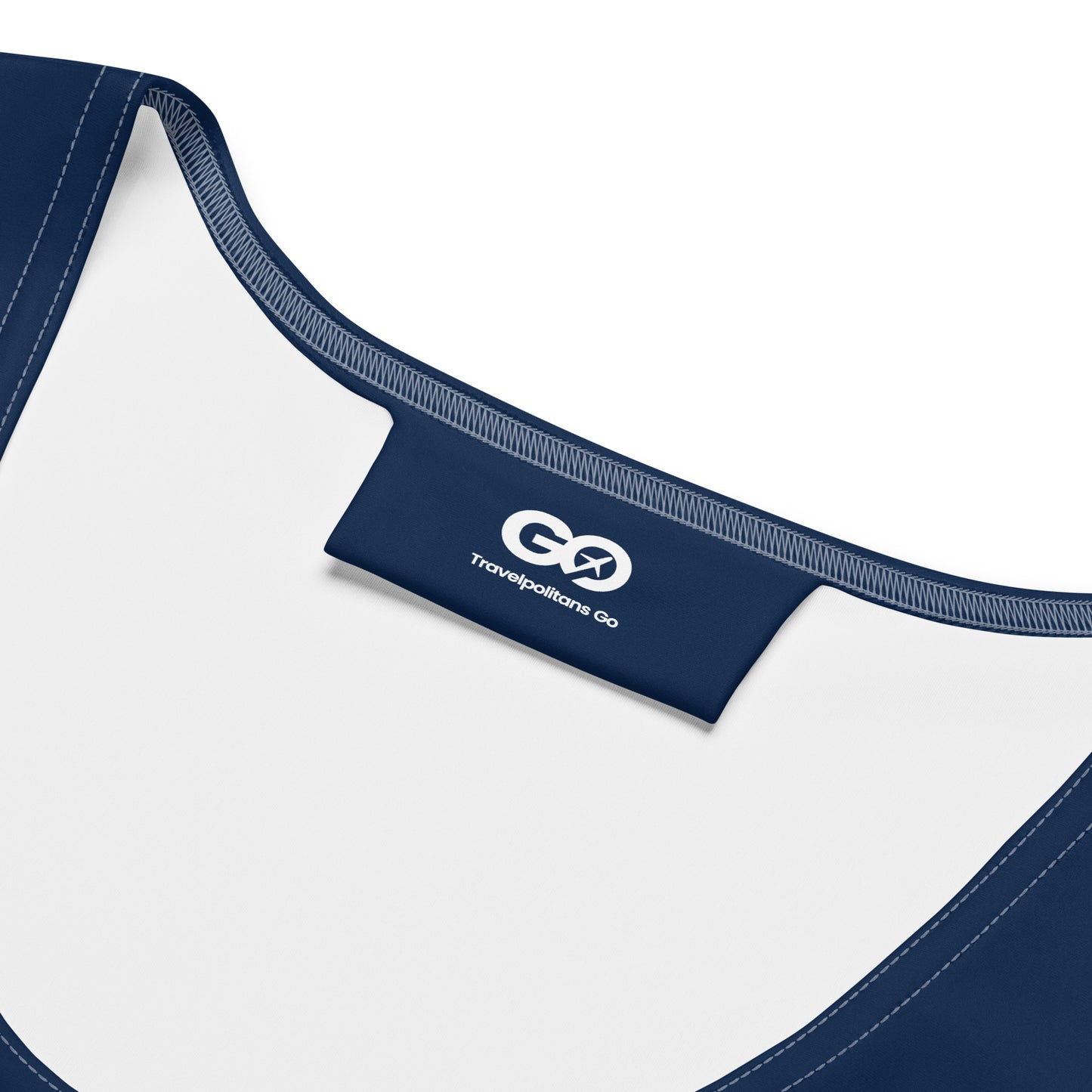 Women's Navy Crop Top