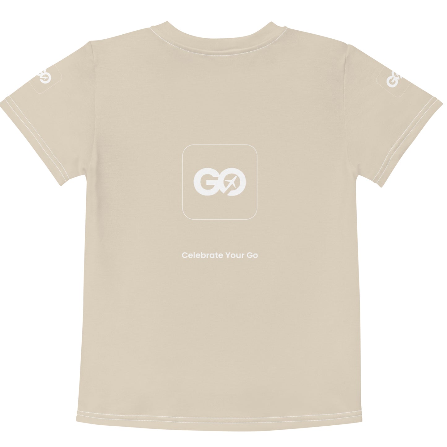 Kids White Swan Crew Neck T-Shirt