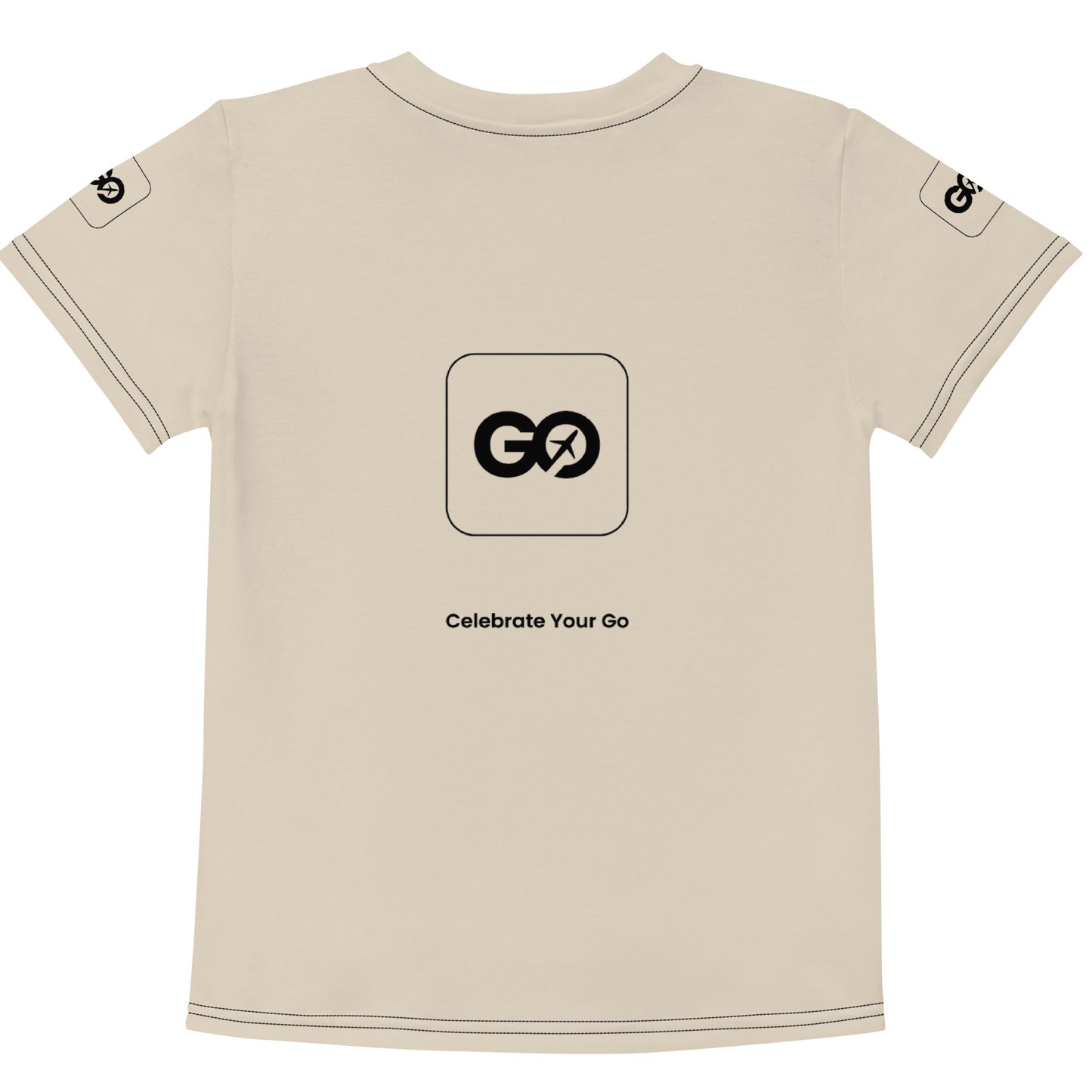 Kids White Swan Crew Neck T-Shirt