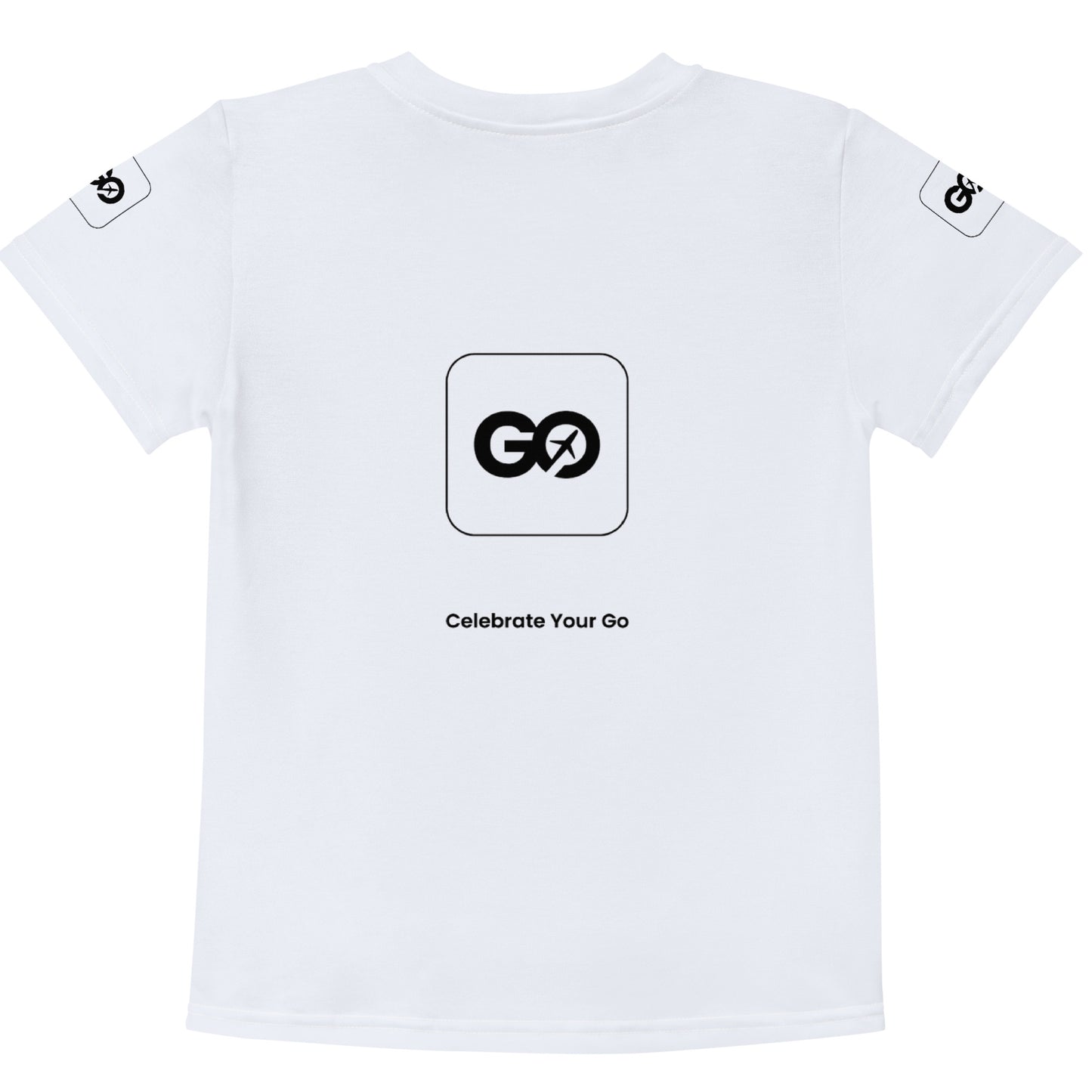 Kids Lucent White Crew Neck T-Shirt