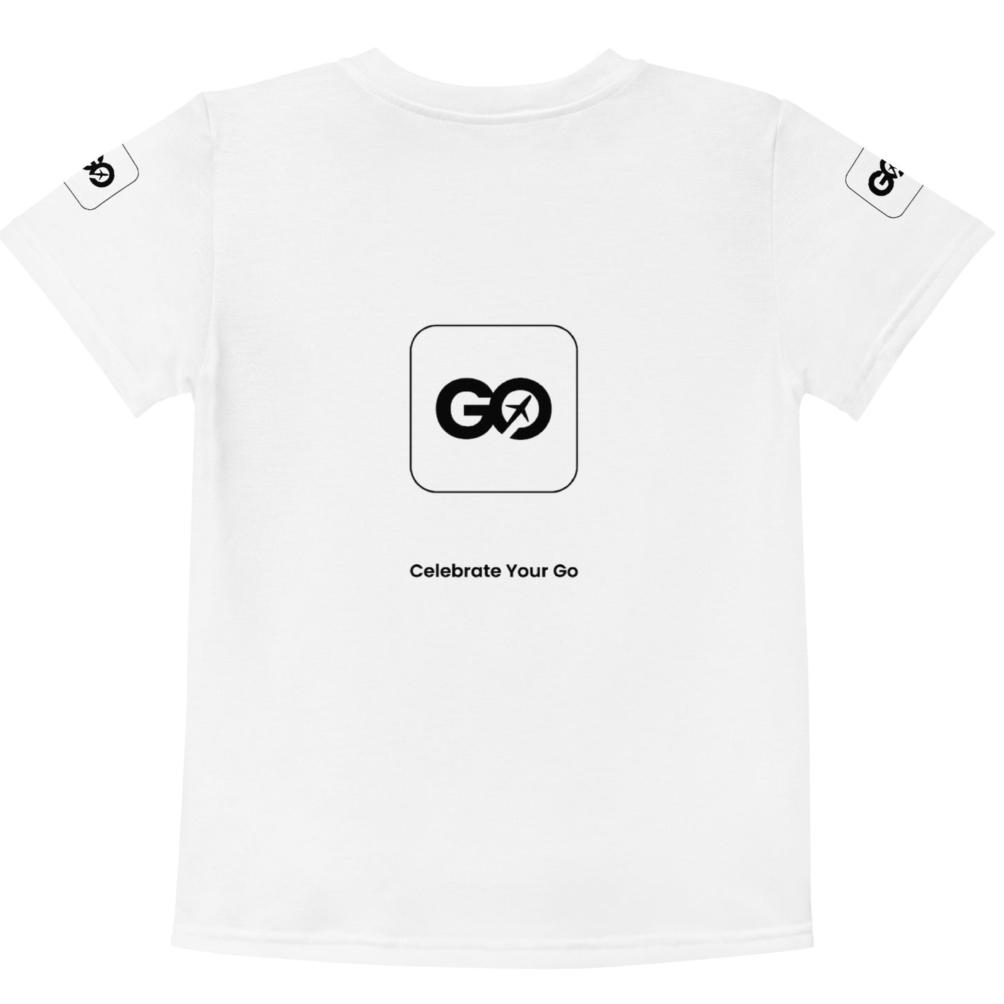 Kids White Crew Neck T-Shirt