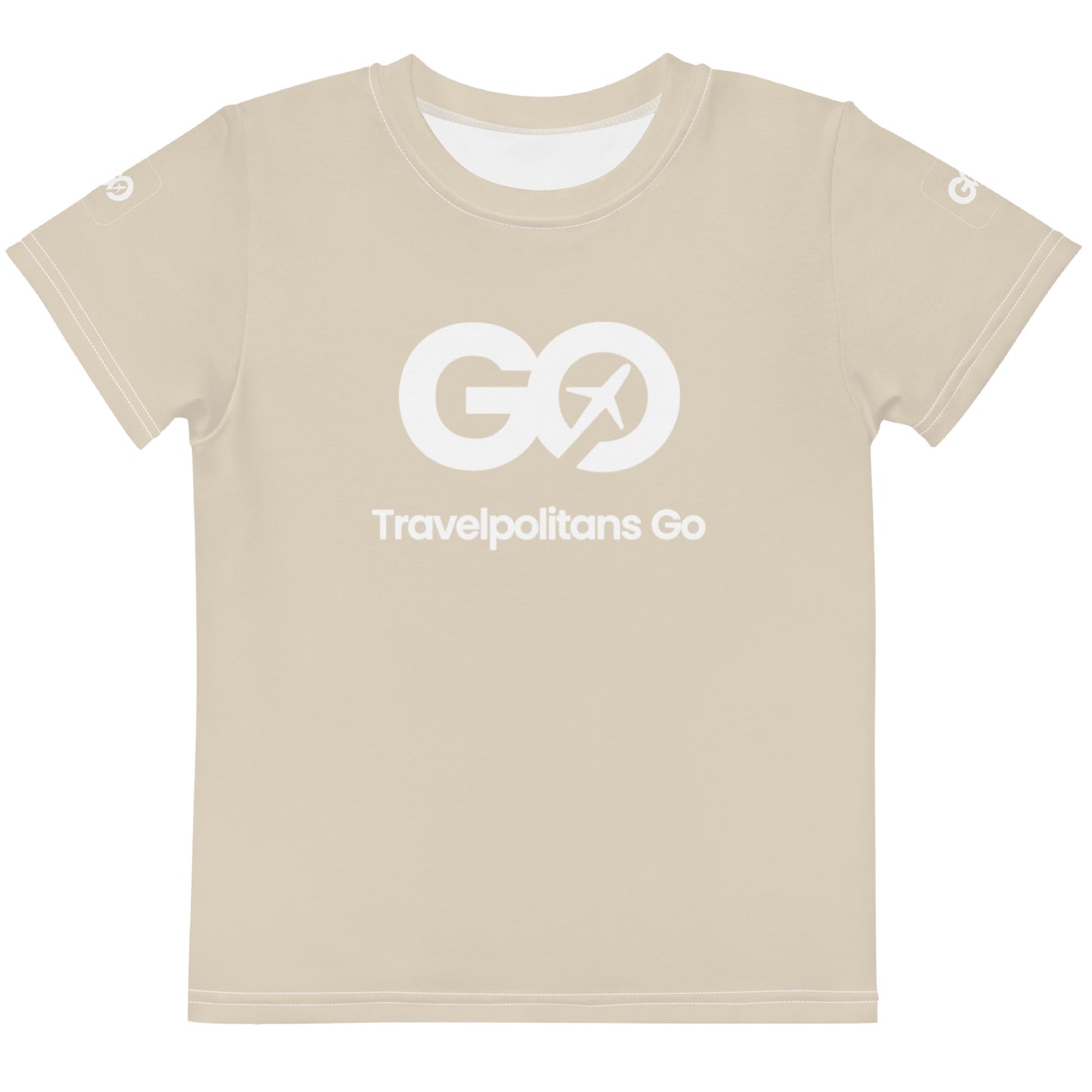 Kids White Swan Crew Neck T-Shirt