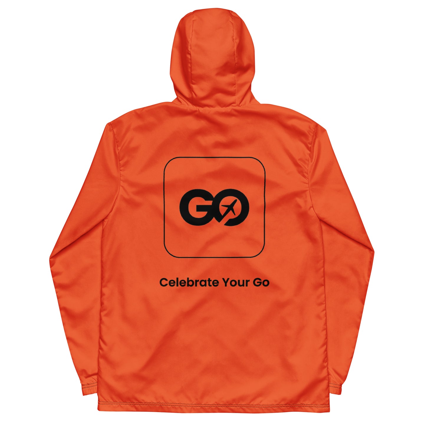 Men’s Red Orange Windbreaker