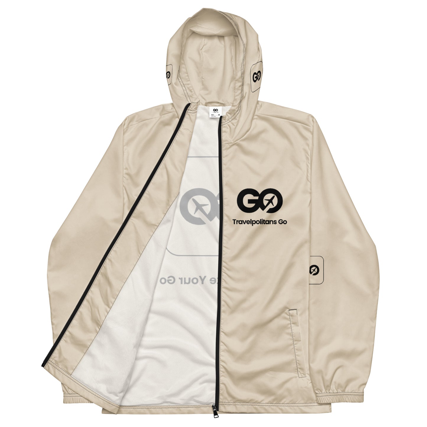 Men’s White Swan Windbreaker