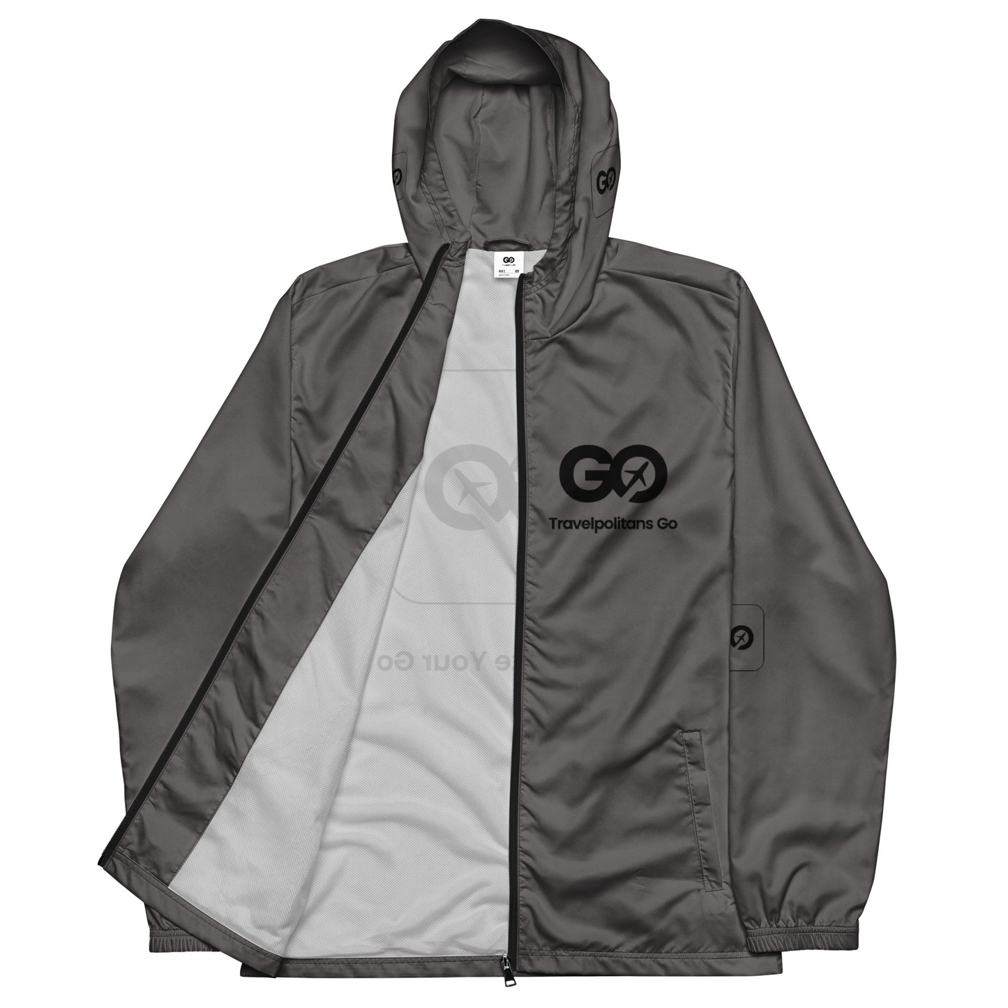 Men’s Dark Gull Gray Windbreaker