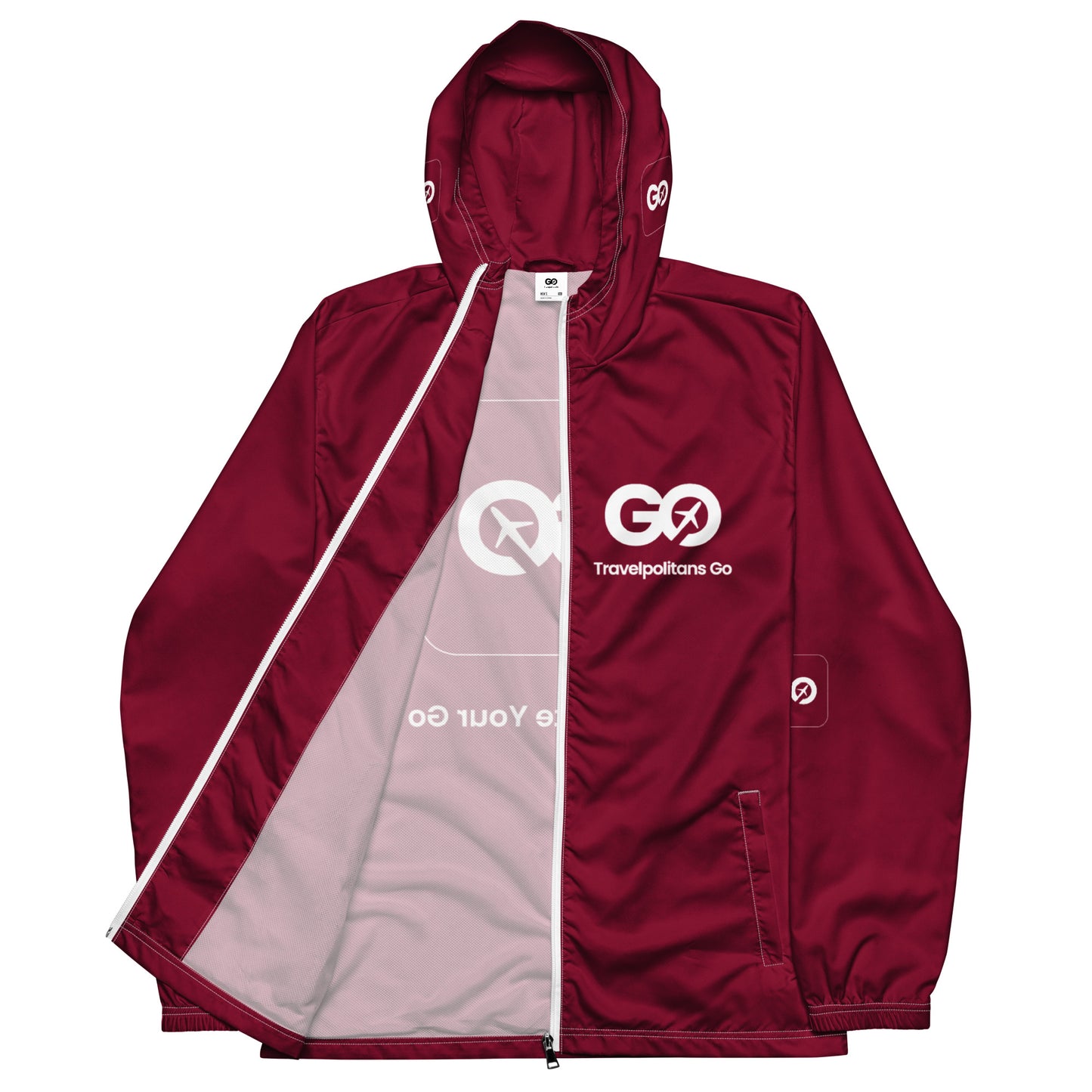 Men’s Rich Burgundy Windbreaker