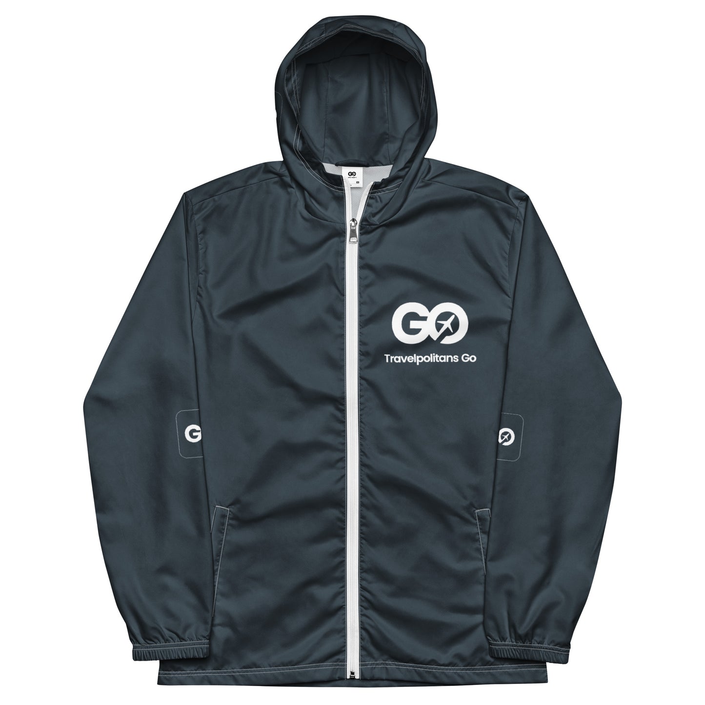 Men’s Charcoal Gray Windbreaker