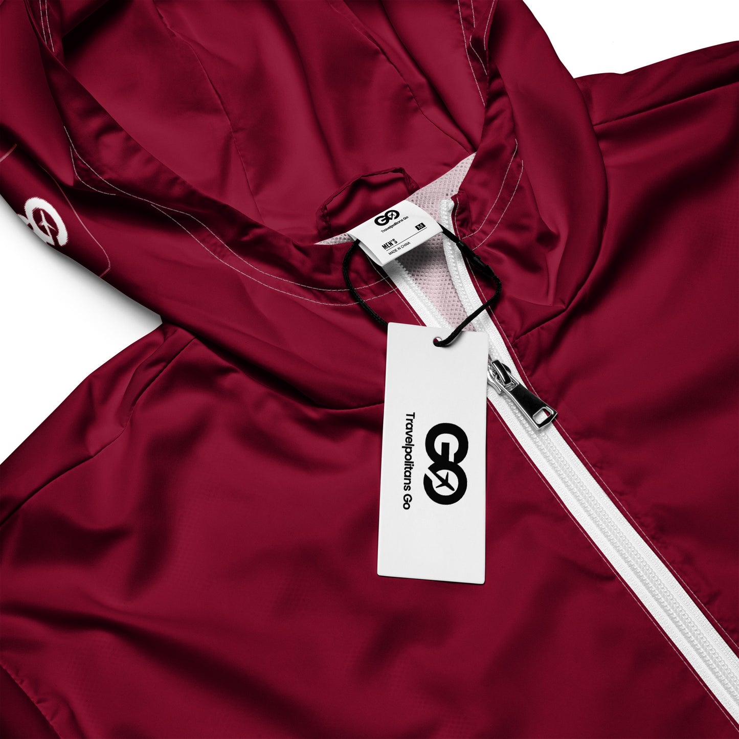 Men’s Rich Burgundy Windbreaker