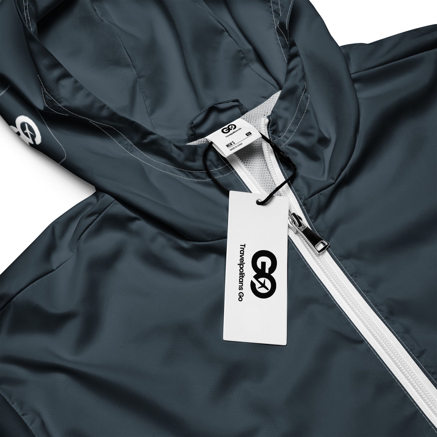 Men’s Charcoal Gray Windbreaker