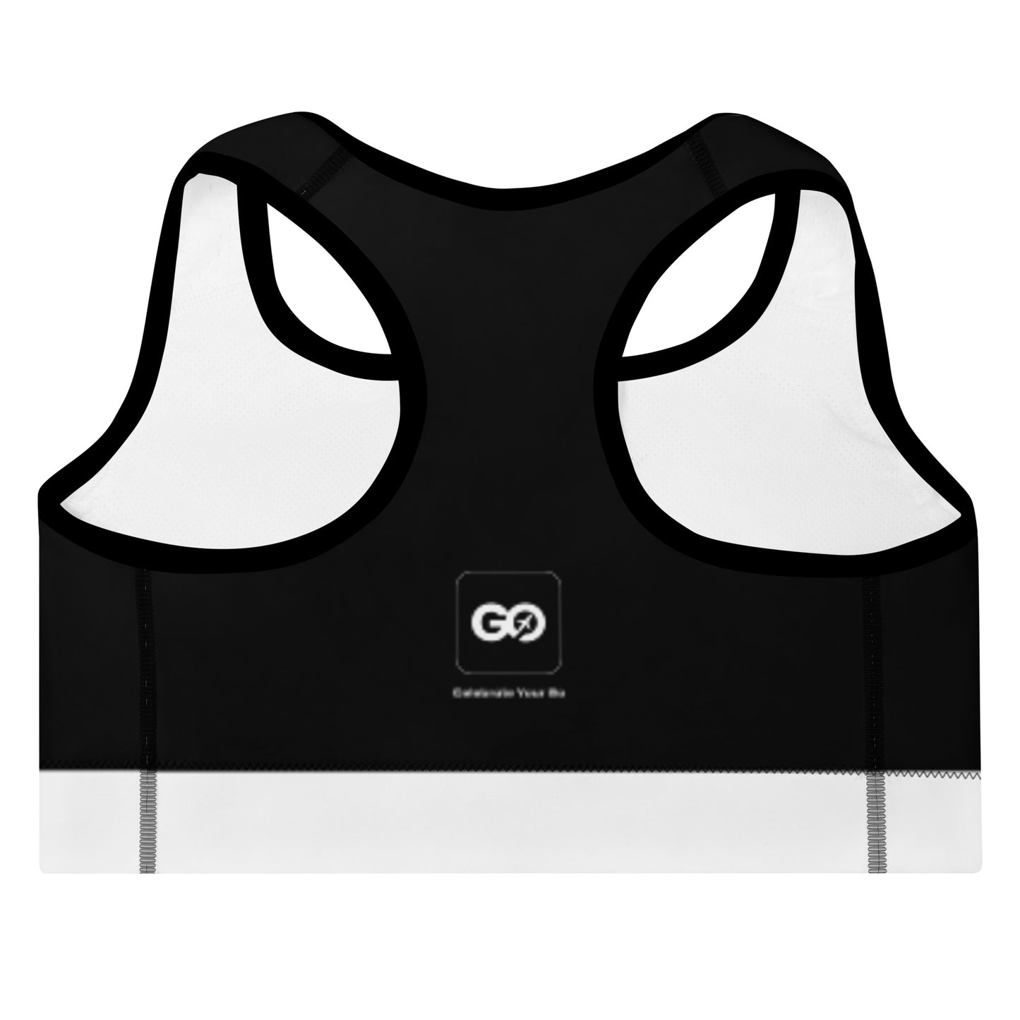Women's Comfy Black Padded Sports Bra